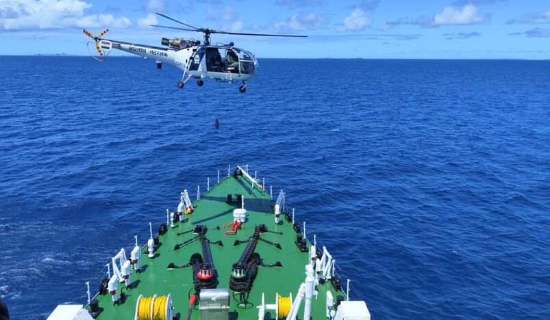 India Launches Search for Coast Guard Crew After Helicopter Crash